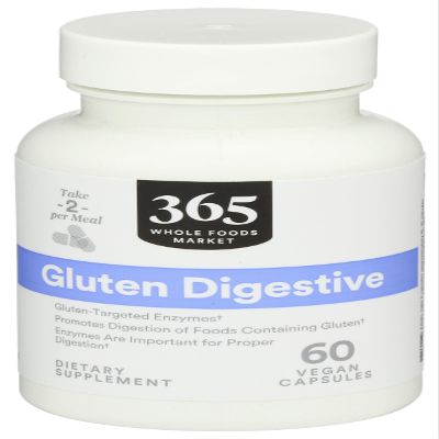 365 by Whole Foods Market, Enzymes Gluten Digestive, 60 Count