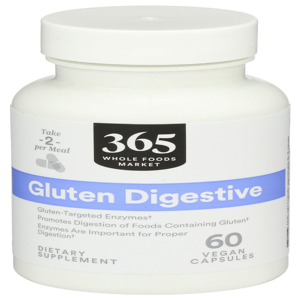 365 by Whole Foods Market, Enzymes Gluten Digestive, 60 Count