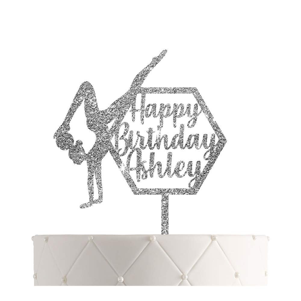 Personalized Birthday Cake Topper With Customized Name and Age