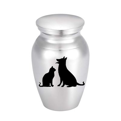 2.8/1.7 Inch Height Small Urn for Pet Ashes-Mini Cremation Urn Funeral Keepsake Urn - Free Box (IJD011)