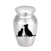 2.8/1.7 Inch Height Small Urn for Pet Ashes-Mini Cremation Urn Funeral Keepsake Urn - Free Box (IJD011) view 1