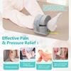 Zelen Foot Elevation Pillow Ankle Heel Elevator Wedge Foot Support Pillow Medical Ankle Cushion for Bed Sore Pressure Ulcer Sleeping Feet Leg Rest Elevated Support Foam Surgery Recovery (Small, 1PCS) view 2