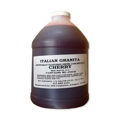 Granita Frozen Drink Mix - Single Bottle (Cherry)