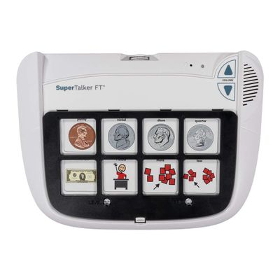 AbleNet SuperTalker FeatherTouch AAC Device - Multi-Level Communicator for Speech Therapy, Special Needs, and Autism Support - Durable, Easy-to-Use Assistive Technology Product Number: 10000031