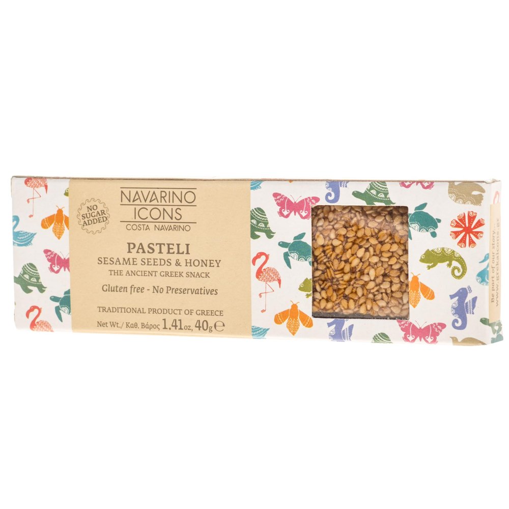 Navarino Icons Pasteli Sesame Seed bar, 1.41 Oz