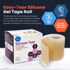 MED PRIDE Medical-Grade Silicone Wound and Scar Tape Roll 1.5 in X 1.6 Yards, Pain-Free Removal, Easy-Tear, Waterproof, Latex-Free view 2