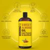 Seven Minerals, Pure Cold Pressed Sweet Almond Oil - Big 32 fl oz Bottle - Unrefined &100% Natural - For Skin & Hair, with No Added Ingredients - Perfect Carrier Oil for Essential Oils view 2