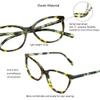 VisionGlobal Blue Light Blocking Glasses for Women and Men, Computer Reading Glasses, Anti Glare (Yellow Green Tortoise, +3.25 Magnification) view 2