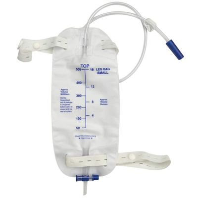 Lifevv 4-Pack Urinary Drainage Bag Leg Bag with Anti-Reflux Chamber,External catheters(19oz500ml)