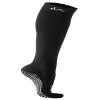 LA ACTIVE Graduated Compression Socks with Non-Slip Grips for Safety - 15-20mmHg for Women & Men - Perfect for Travel, Recovery, Medical and Maternity Support (Bright White, S/M)