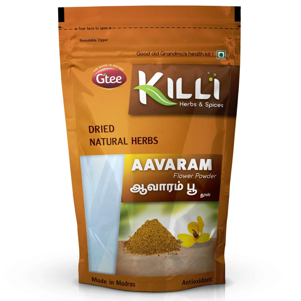 KILLI Avarampoo | Tarwar | Aavaram | Senna auriculata | Tangedu Flower Powder, 100g