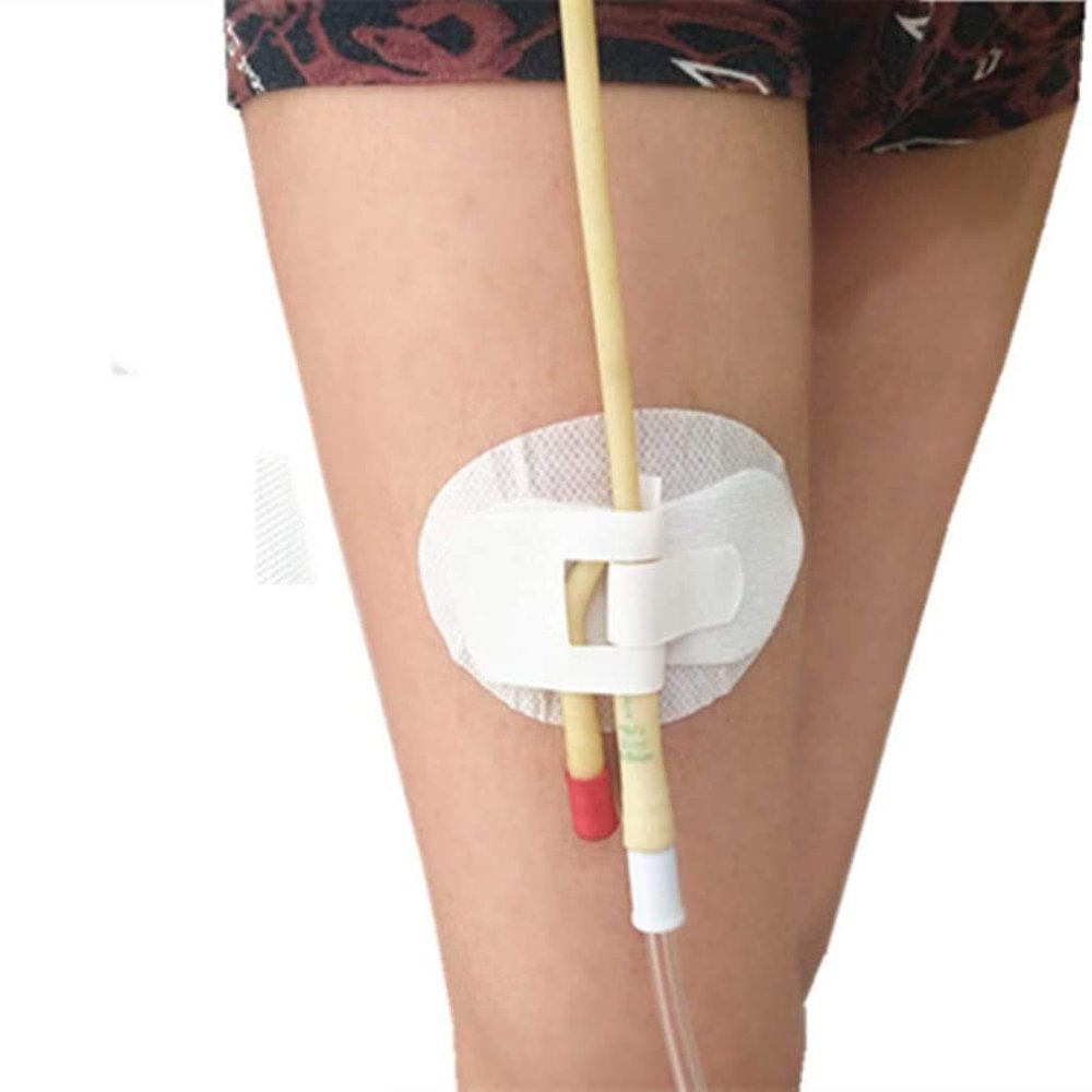 Lifevv 5 PCS Catheter Legband Holder,Surface Tube fix Device with Anti Slip Catheter Leg Strap Urinary Incontinence Supplies Catheter Leg Band Strap