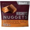 HERSHEY'S NUGGETS Milk Chocolate, Toffee and Almonds Candy Share Pack, 10.2 oz view 1