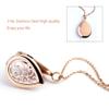 RoyAroma Rose Gold Aromatherapy Essential Oil Diffuser Necklace Stainless Steel Pendant Perfume Locket Women Jewelry for Mom/Women view 4