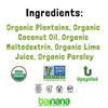 Barnana Organic Plantain Chips - Acapulco Lime - 5 Ounce, 5 Pack Plantains - Salty, Crunchy, Thick Sliced Snack - Best Chip for Your Everyday life - Cooked in Premium Coconut Oil view 3