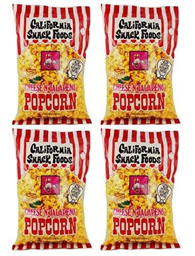 CALIFORNIA SNACK FOODS Popcorn w/cheese & Jalapeo 49.7 gr. 4 PACK
