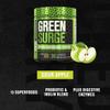Jacked Factory Green Surge Green Superfood Powder- Keto Friendly Greens Drink w/Spirulina, Wheat & Barley Grass, Organic Greens - Green Tea Extract, Probiotics & Digestive Enzymes - Sour Apple view 2