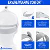 6 Packs Headgears for DreamWear(Original Version) - 6 Packs Headgear Straps to Well Reduce Strap Slip-Off and Great Comfort & Softness, Great Value Kit Long Term Supplies by Medihealer. view 2