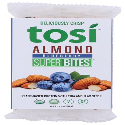 Tosi Superbites, Almond Blueberry, 2.4 Oz