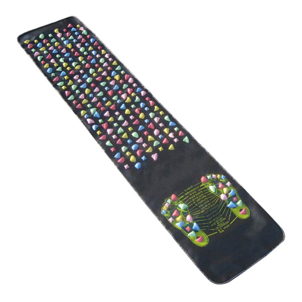 TOPBATHY Stone Foot Massage Mat Healthy Walking Mat Massage Pad for Pressure Muscle 175x35cm