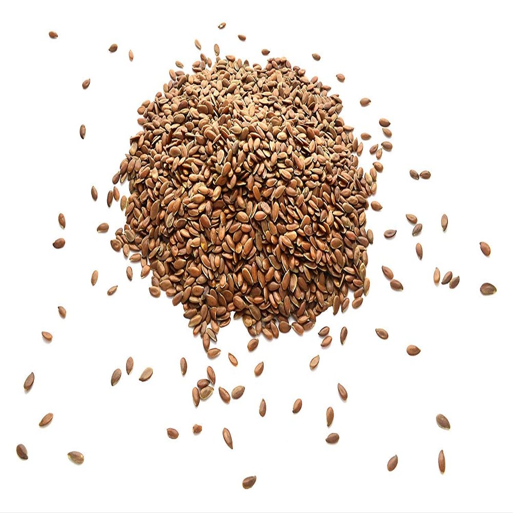 Organic Brown Flax Seeds Whole, Non GMO Bulk