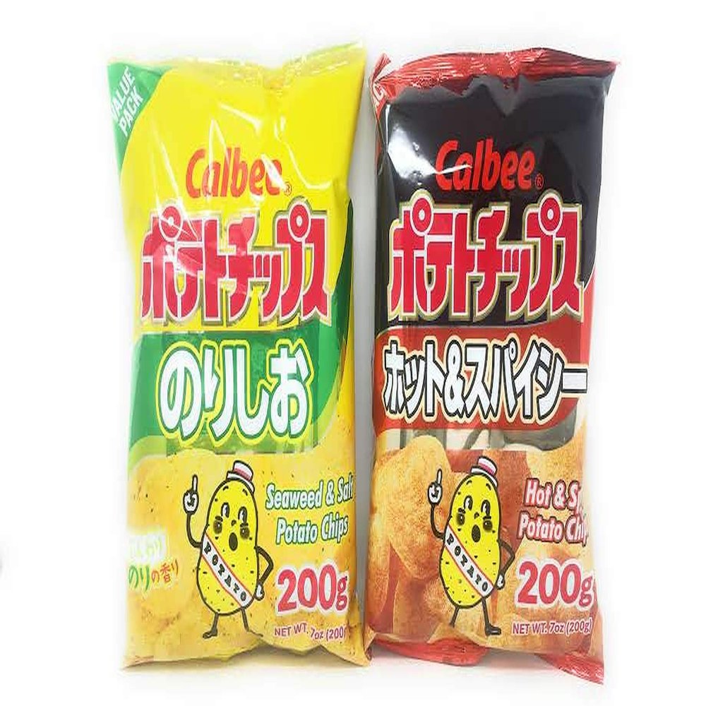 Calbee Mega Potato Chips (Bundle, 2 Pack)
