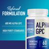 Alpha GPC 600 mg | Brain & Memory Support Supplement | Mental Performance, Focus & Clarity Support | Highly Purified Alpha-GPC Powder | Vegan, Formulated Non-GMO, 3rd-Party Tested | 60 Capsules view 3