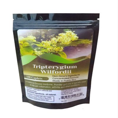 Prorganics 100 Rare Tripterygium wilfordii, Thunder god Vine, vid Trueno de Dios, caplets