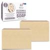 Eczema Soap Bar for Face and Body  All Natural Dermatitis, Psoriasis Solution for Dry Itchy Flaky Skin Relief  Gentle Detoxifying, Anti-Itch, Cleansing Skincare Remedy  Eczema Soap Bar Made in USA view 1