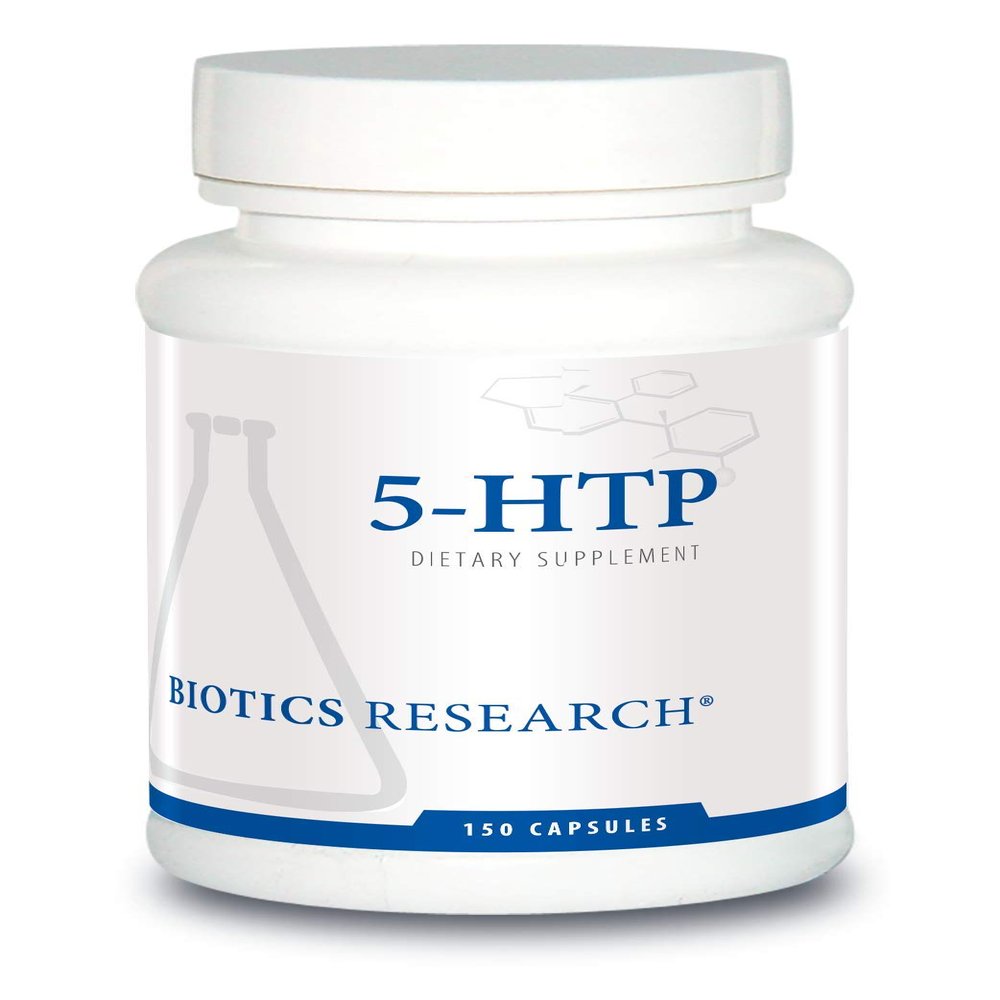 Biotics Research 5HTP 50mg 5HTP Brain Health Promotes Calm Relaxed Mood Overall Sense of Well Being, Serotonin Production, 150 Capsules