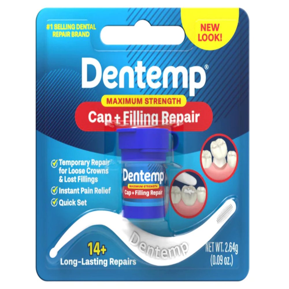 D.O.C. Dentemp Maximum Strength Loose Cap and Lost Filling Repair Set
