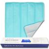 Ice Cooling Mat, Gel Cooling Cold Mat Pain Relief, Injuries Mesh Fabric Hot Cold Therapy Pack for Back, Shoulder, Knee, Belly Green 18in18in (Green)