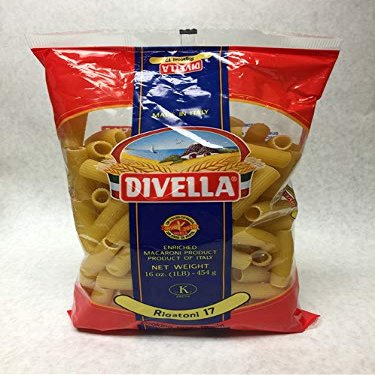 Divella Rigatoni Italian Pasta #17 1lb (pack of 5)