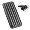 Acouto Cigar Holders, 6.5 * 3.0 * 1.2inch Carbon Fiber Cigar Case Humidors 3 Tubes Storage Box Travel Case view 2