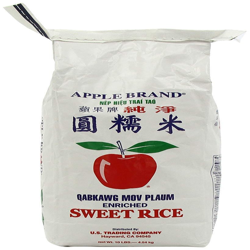 Apple (USA) Sweet Sticky Rice, 10-Pound