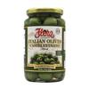 Flora Foods Italian Olives Castelvetrano Pitted | Sicilian Olives | 19 oz (530g) | 100% Italian | All Natural | Non GMO | Fresh Harvest view 1