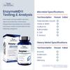 1MD Nutrition EnzymeMD - Digestive Enzymes Supplement - Doctor Formulated | 18 Plant-Based Enzymes - Gas & Bloating Support | 60 Capsules view 2