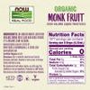 NOW Foods, Certified Organic Monk Fruit Liquid, Zero-Calorie Liquid Sweetener, Non-GMO, Low Glycemic Impact, 8-Ounce view 2