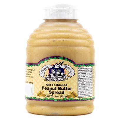 Amish Wedding 1245 Peanut Butter Spread, 9 oz Jar
