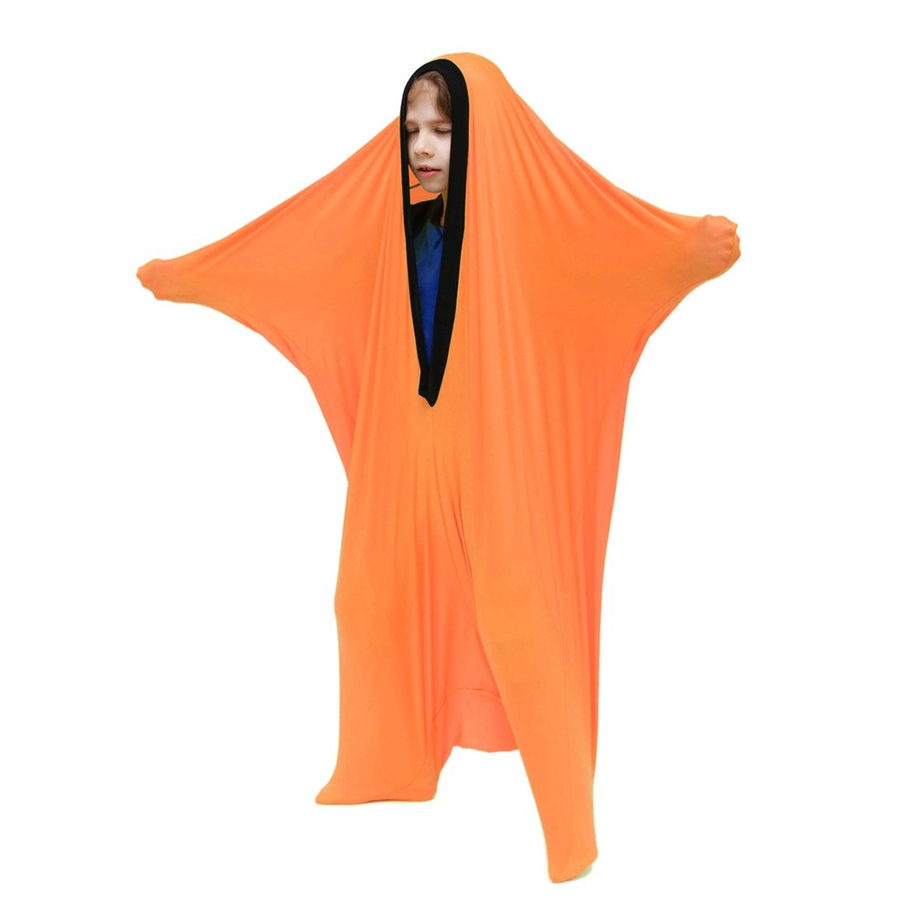 SANHO Dynamic Movement Sensory Sock Body Sock, for Autistic & Sensory Processing Disorders, Updated Version (Orange, X-Large)