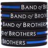 SayitBands 15 Band of Brothers Wristbands with the Thin Blue Line view 3