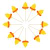 12pcs Christmas Cake Topper Cupcake Topper Cupcake Picks for Xmas Birthday Party Decoration - Jingle Bell view 1
