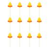 12pcs Christmas Cake Topper Cupcake Topper Cupcake Picks for Xmas Birthday Party Decoration - Jingle Bell view 2