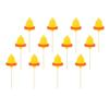 12pcs Christmas Cake Topper Cupcake Topper Cupcake Picks for Xmas Birthday Party Decoration - Jingle Bell view 3