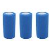 4 Inch Adhesive Bandages - 5 Yards Self Adherent Cohesive Wrap Bandages Self Adhesive Non Woven Bandage Sports Medical Wrap Athletic Wrap for Ankle, Wrist, Sprains (Blue, 3Rolls) view 1