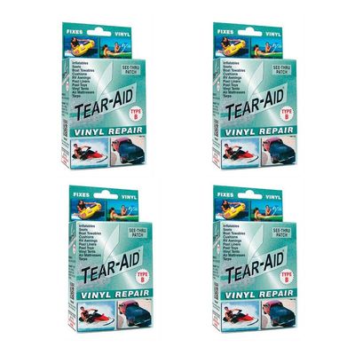 Tear-Aid Repair Type B Vinyl Kit (4 Pack)