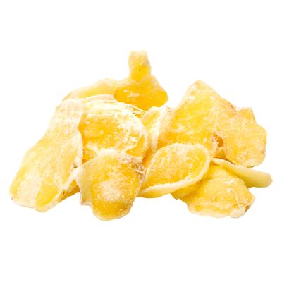 Amrita Crystallized Ginger Slices 1 lb Sweetened | Vegan, non-GMO, Gluten Free, Peanut Free, Soy Free, Dairy Free | Packed Fresh in Resealable Bags | Candied Ginger for Baking or Snacking