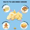 Amrita Crystallized Ginger Slices 1 lb Sweetened | Vegan, non-GMO, Gluten Free, Peanut Free, Soy Free, Dairy Free | Packed Fresh in Resealable Bags | Candied Ginger for Baking or Snacking view 4