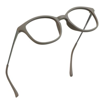 LifeArt Blue Light Blocking Glasses, Anti Eyestrain, Computer Reading Glasses, Gaming Glasses, TV Glasses for Women Men, Anti Glare (Gray, 4.00 Magnification)