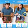 LUNA ICE Dry Ice Packs for Shipping - Long Lasting ice Packs - 24+ Hour Freeze Power - BPA Free - 120 Pack Bulk 30 lb  Hielo Seco - Reusable Gel Bricks for Food view 3
